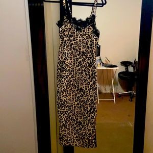 Juicy couture slip on dress leopard